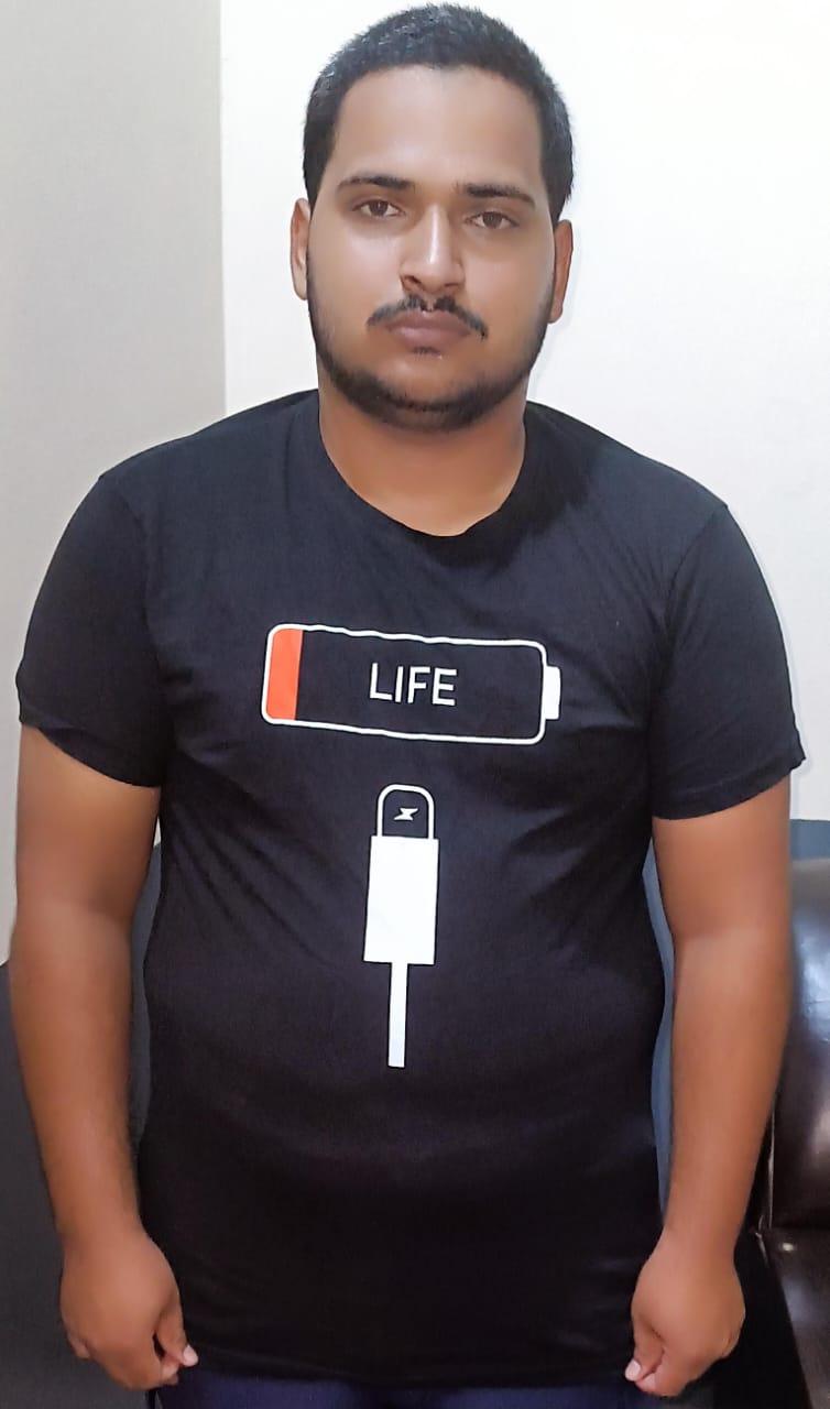 Customer wearing our products